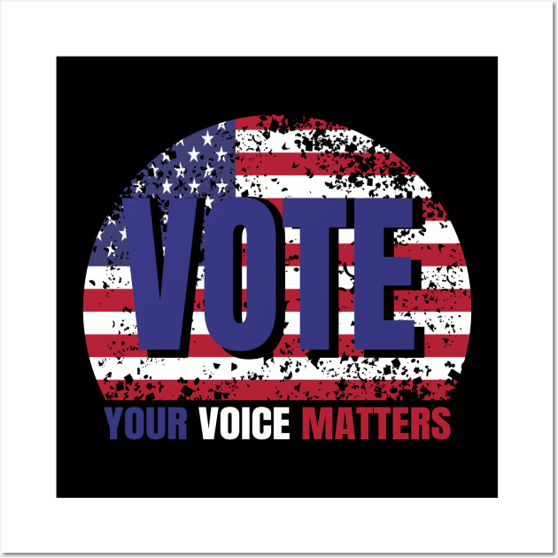 vote (your voice matters) Wall Art by moudzy